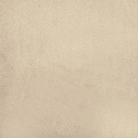 Sofá de 2 lugares 120 cm tecido de microfibra cor creme