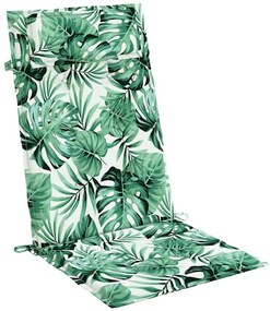 Almofadões p/ cadeira encosto alto 6 pcs tecido oxford folhas