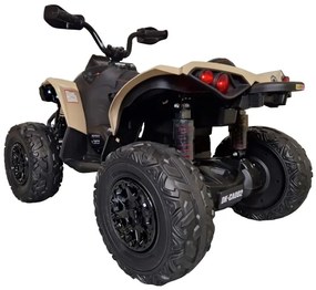 CAN-AM  ATV Quad, 12 volt, leather seat, rubber tires, music module (DK-CA002)