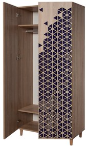 Roupeiro Stil – Carvalho Sonoma – 90x192x52 cm