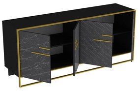Console Polka – Gold – 179,9 cm x 75 cm x 47,3 cm