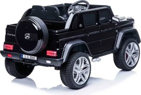 Carro elétrico para crianças Mercedes-Maybach G650, 12V, pneus em borracha, assento em pele sintética Branco