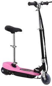 Trotinete/scooter elétrica com assento 120 W rosa