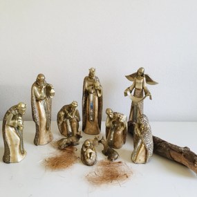 Presépio Dourado | 8 Peças