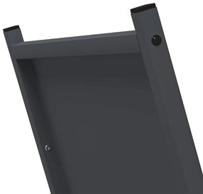 Suporte para lenha 69,5x35x81 cm aço laminado a frio antracite