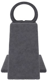 Postes arranhadores p/ gatos túnel/escada 55,5 cm cinza-escuro