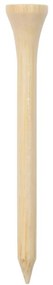vidaXL Tees de golfe 1000 pcs 83 mm bambu