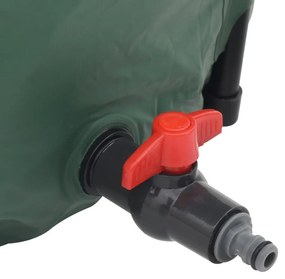 Depósito para água da chuva dobrável com torneira 1350 L