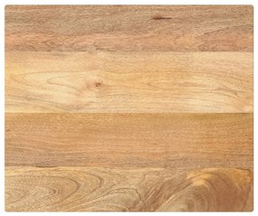 vidaXL Tampo de mesa retangular 60x50x2,5 cm mangueira maciça