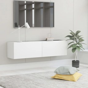 801490 vidaXL Móvel de TV 120x30x30 cm contraplacado branco