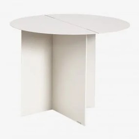 Mesa Lateral Redonda De Aço Gromit Ø50 Cm - Sklum