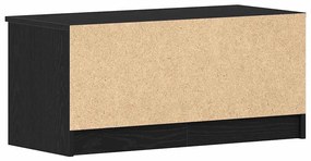 Aparador de TV vidaXL Preto Carvalho 80x35x36,5 cm Madeira Engenharia