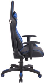 Cadeira de escritório gamer Miracle V2 preto/azul