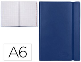 Livro Apontamentos com Indice Din A6 Azul