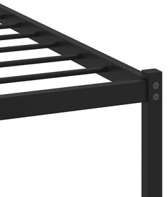 Cama sem colchão com cabeceira 100x200 cm carvalho castanho