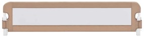 Barra segur. cama infantil 180x42cm poliéster cinza-acastanhado