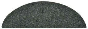 Tapetes de escada adesivos 30 pcs 56x17x3 cm verde
