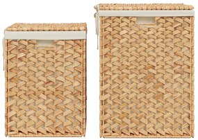 Cestos para roupa suja 2 pcs jacinto de água