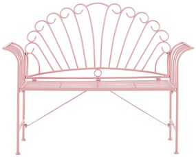 Conjunto de jardim de metal rosa CAVINIA Beliani