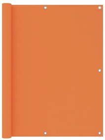 vidaXL Tela de varanda 120x300 cm tecido Oxford laranja