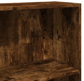 Estante 80x24x143 cm derivados de madeira carvalho fumado