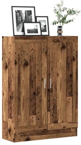 vidaXL Estante 82,5x30,5x115 cm derivados de madeira madeira velha
