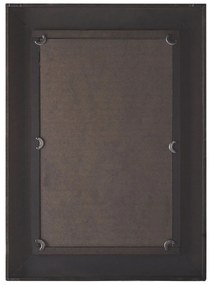 Espelho de parede com moldura castanha clara 54 x 74 cm IGUALA Beliani