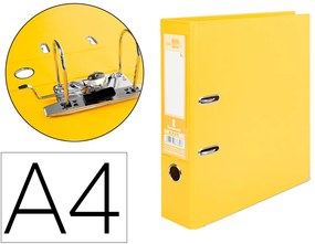 Pasta de Arquivo de Alavanca Documenta Pvc Din A4 Lombada 75 mm Amarelo