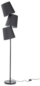 Candeeiro de pé preto 164 cm RIO GRANDE Beliani