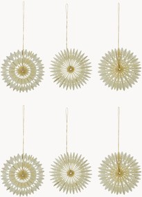 Ornamentos artesanais para árvore de Natal Stelle, conjunto de 6