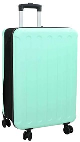 vidaXL Mala Dobrável Casco Duro 24'' Verde Menta 43x27x66 cm ABS