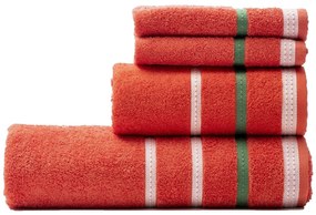 Jogo de toalhas Benetton Vermelho (4 pcs)