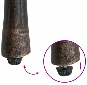Cadeiras de Jardim vidaXL 2 pcs Alumínio Fundido Bronze