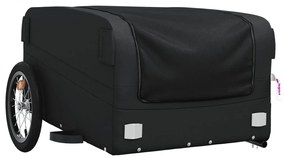 Reboque para bicicleta 45 kg ferro preto