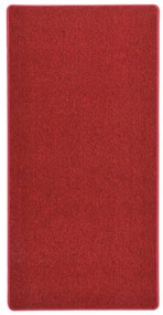 vidaXL Tapete/passadeira 50x100 cm vermelho
