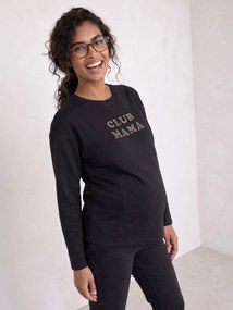 T-shirt de gravidez e amamentação antracite