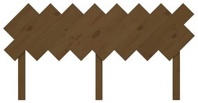 Cabeceira de cama 159,5x3x80,5 cm pinho maciço castanho mel