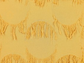 Conjunto de 2 almofadas em poliéster amarelo 45 x 45 cm AGASTACHE Beliani
