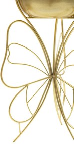 PORTA-VASOS FARFY DOURADO Ø 22X45 CM (PLANTAS NÃO INCLUIDAS)