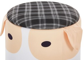 Tamborete multicolor com arrumação WILSON Beliani