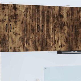 vidaXL Armário de Cozinha Kalmar 2 pcs Carvalho Defumado