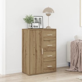 Sideboard vidaXL Artisan Carvalho 60x31x84 cm Madeira de engenharia