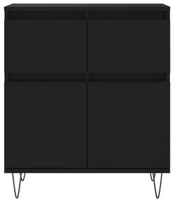 Aparador 60x35x70 cm derivados de madeira preto