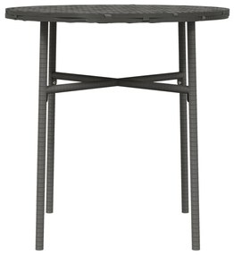 Mesa de centro 45 cm vime PE cinzento