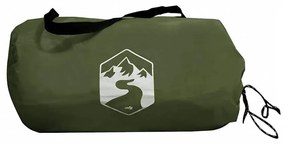 Lona de campismo 406x306 cm impermeável verde azeitona