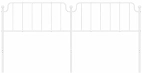 Cabeceira de cama 200 cm metal branco