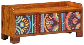 Banco para Sapatos vidaXL 90x35x40 cm Madeira Sólida de Acácia