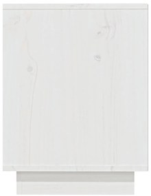 Sapateira 110x34x45 cm madeira de pinho maciça branco
