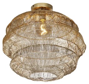 Candeeiro de teto oriental dourado 45 cm - Vadi Oriental