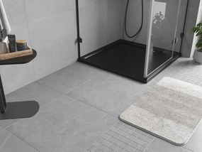Mexen Flow base de duche quadrada slim 85 x 85 cm, preto mate - 46S708585